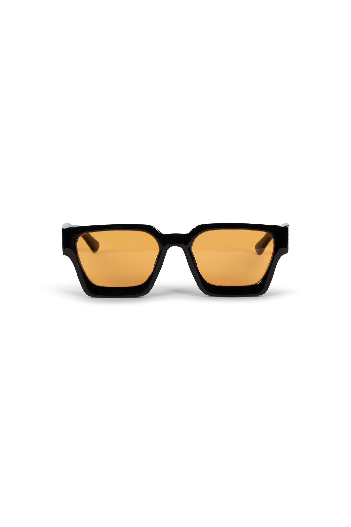 Black Sunglasses With Orange Lenses