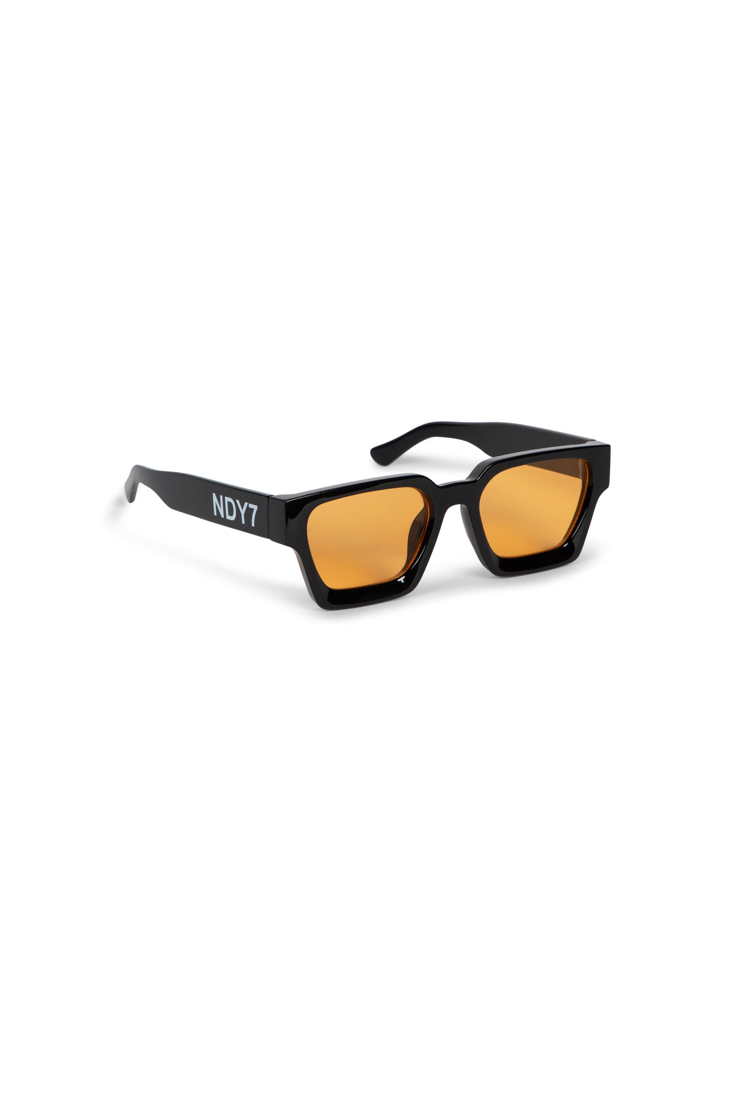 Black Sunglasses With Orange Lenses